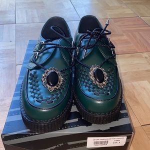 Dark green Tuk low creeper size 10 womens. 80 OBO. Worn once, like new.